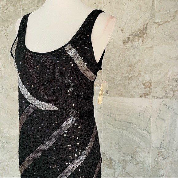 Guess Sequin Beaded Mini Dress - Picture 5 of 8